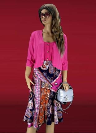 Брендовая асимметричная юбка миди "george" с принтом. размер uk12/ eur40.