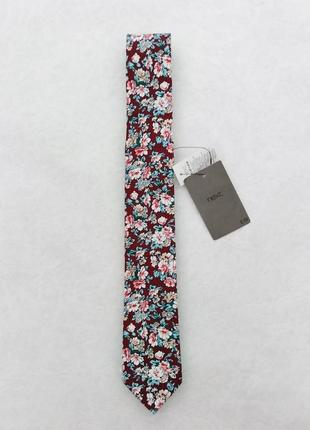 Хлопок галстук next в цветочный принт4 фото