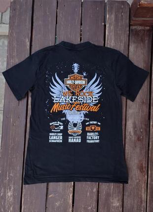 Фестивальна футболка з логотипом harley davidson lakeside music festival 2022