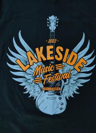 Фестивальная футболка с логотипом harley davidson lakeside music festival 20225 фото