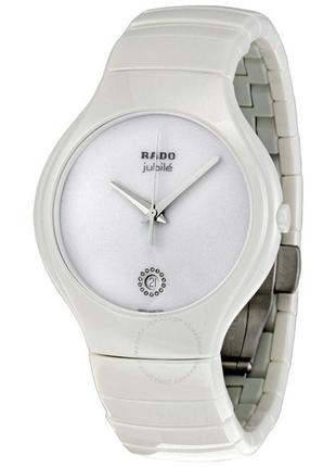 Rado jubile ceramic black стильні круглі кварцові наручні з датою5 фото