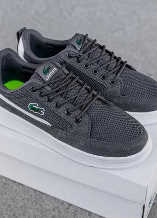 Чоловічі кросівки lacoste joggeur silver6 фото