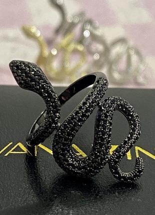 Серебряное кольцо кольца 925 проби змея рептилия плазуны.р от 16 до 18,53 фото
