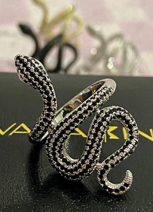 Серебряное кольцо кольца 925 проби змея рептилия плазуны.р от 16 до 18,55 фото