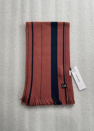 Новый шарф calvin klein ( ck tonal stripe scarf scarf ) с америки4 фото