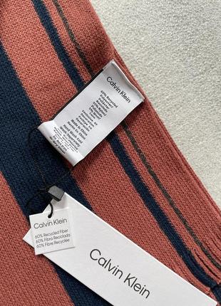 Новый шарф calvin klein ( ck tonal stripe scarf scarf ) с америки8 фото