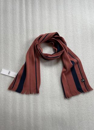 Новый шарф calvin klein ( ck tonal stripe scarf scarf ) с америки7 фото