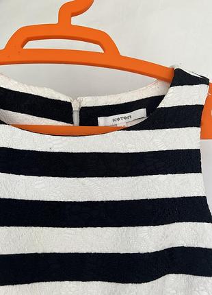 Сукня zara, сукня жіноча , женское платья лёгкое платье миди koton платье плаття сукня в полоску котон 3