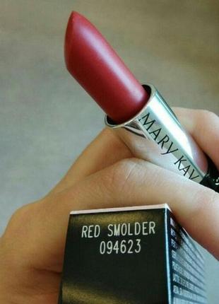 Гелева помада для губ mary kay "червоне полум'я" (сяючий) 3,6 г
