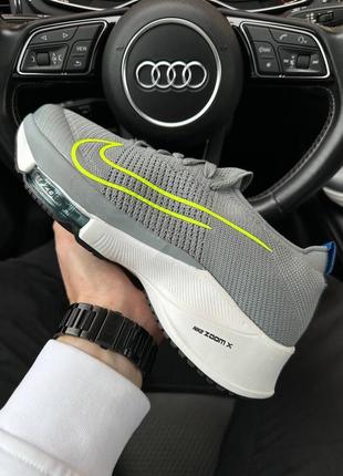 Чоловічі кросівки nike air zoom tempo next% l.gray green