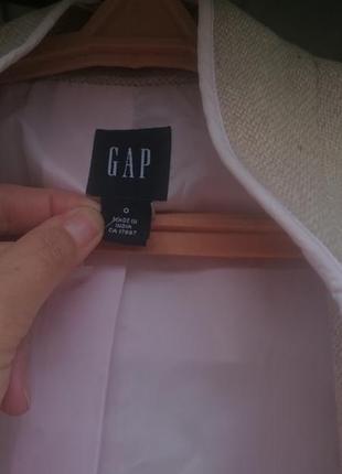 Шикарн укорочен пиджачок шанелька бренда gap.р.sxs_s4 фото