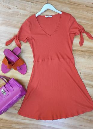 Платье платье в рубчик by very