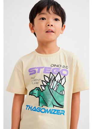 Детская футболка stegozaur h&amp;m на мальчика 320012 фото
