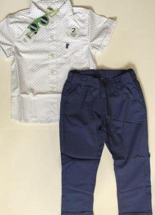 Костюм одежды, комплект одежды для мальчика. штаны + рубашка