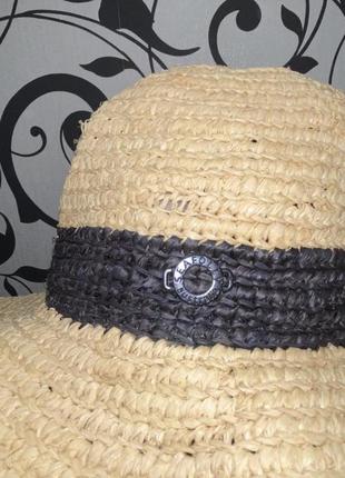 Соломенная шляпа с полями соломенная шляпа с полями шляпа из натуральной соммы шляпа с черным ободком seafolly италия4 фото