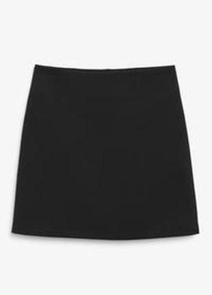 Черная юбка мини классическая юбка карандаш jungle kenzo черневая базовая юбка мины1 фото