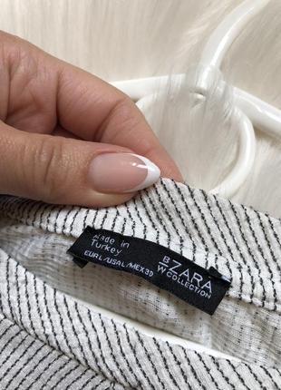 Zara удлиненная футболка блузка блуза туника2 фото