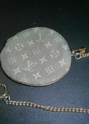 Louis vuitton green denim coin purse оригинал +2 фото