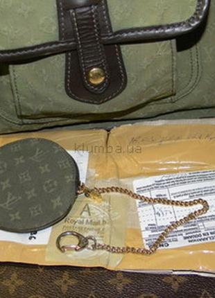 Louis vuitton green denim coin purse оригинал +5 фото