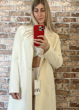 Пальто плащ zara 3