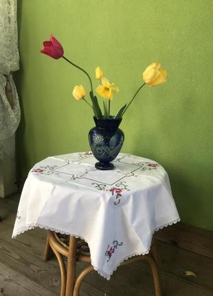 Скатерть ручная работа.