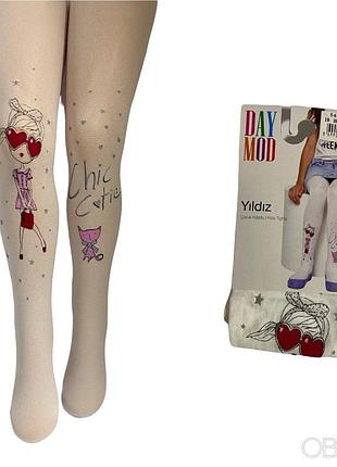 Капронові стильні колготи