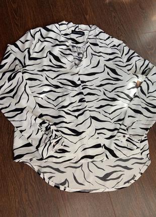 Блуза зебра, блузка, рубашка