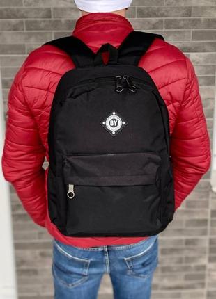 Чорний чоловічий міський рюкзак середнього розміру goodbe камуфляж стильний портфель міцний повсякденний