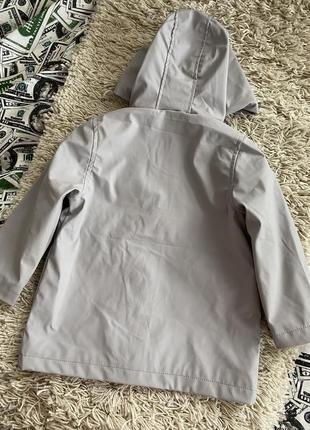 Актуальная куртка дождевик на девочку на подкладке disney baby8 фото