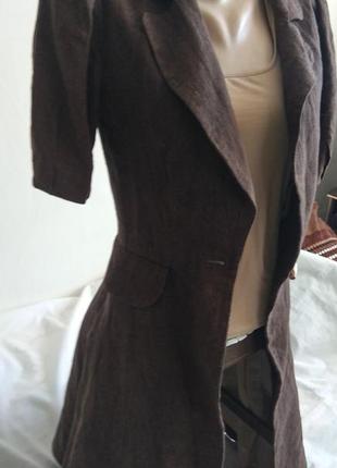 Круте дизайнерське лляне плаття, літнє пальто, плащ. sultanna frantsuzova2 фото