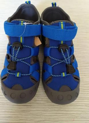 Літні спортивні сандалі з захисним носком bugga сині9 фото