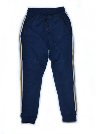 Синие спортивные штаны джоггеры george на мальчика 10-11 лет