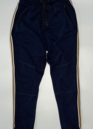 Синие спортивные штаны джоггеры george на мальчика 10-11 лет5 фото