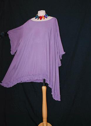 Супер батал туника с хвостами рюшами блуза с широкими бёдрами хвосты бочонок.