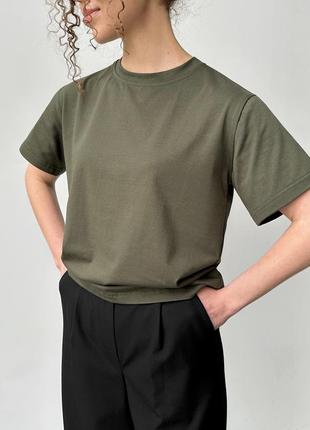 Базова футболка хакі