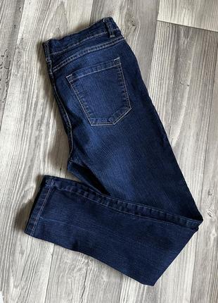 Базовые синие джинсы 👖 сліми кольору денім 💙6 фото