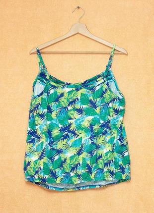 Майка. тропический принт, листья. debenhams