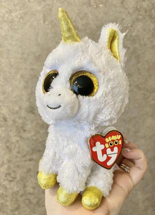 Ty beanie boo's pegasus 15 см мягкая игрушка2 фото