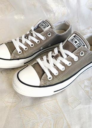 Невисокі кеди converse оригінал у кольорі хакі у розмірі 37,5.6 фото