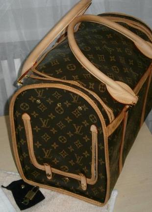 2690$ sac louis vuitton chien 40 dog carrier sale!2 фото