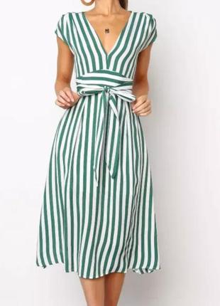 Платье в полоску