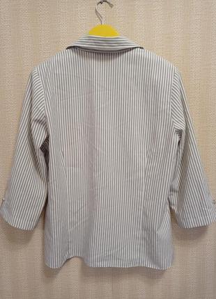 Базова блуза, сорочка в смужку, р48-50 (1)6 фото