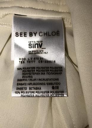 See by chloe, дизайнерская шифоновая блуза! р.-xs4 фото