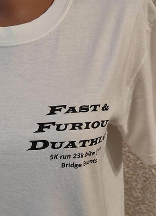 Gildan белая футболка, хлопок2 фото