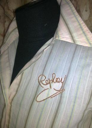 Фирмен.рубашка replay италия, 80%коттона, 46-мраз.