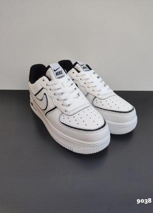 Nike air force 1`07 white&amp;black2 фото