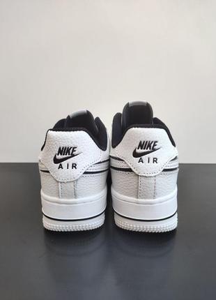 Nike air force 1`07 white&black3 фото