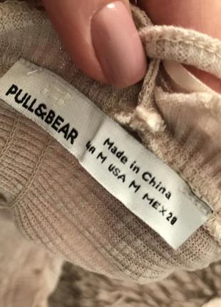 Легкое трикотажное платье от pull &amp; bear4 фото