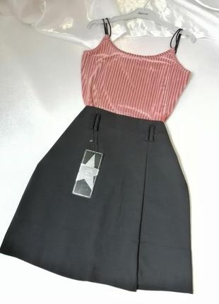 Стильная юбка с поясом5 фото