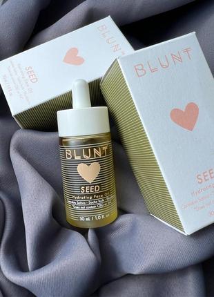 Масло для обличчя blunt skincare seed hydrating face oil.